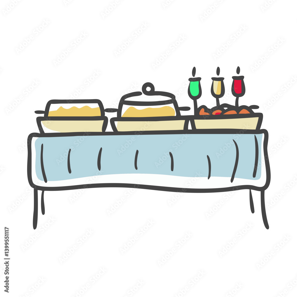 buffet table icon, buffet table vector illustration-simple illustration of buffet table, perfect for buffet table logos and icons buffet table icon, buffet table vector illustration-simple illustration of buffet table, perfect for buffet table logos and icons