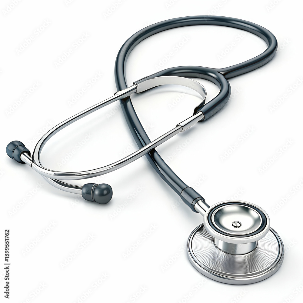 Stethoscope icon 3D rendering isolated on white background for medical diagnostics and healthcare visuals
Stethoscope icon 3D rendering isolated on white background for medical diagnostics and healthcare visuals
