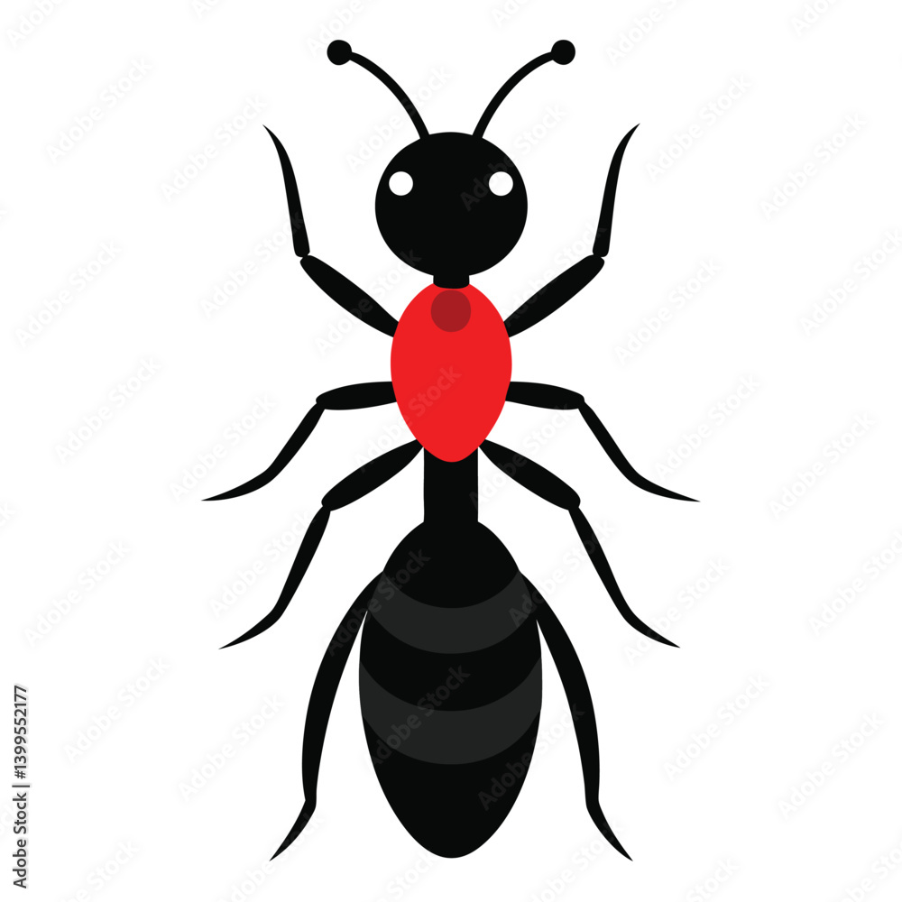 Ant vector icon isolated on white background Ant vector icon isolated on white background