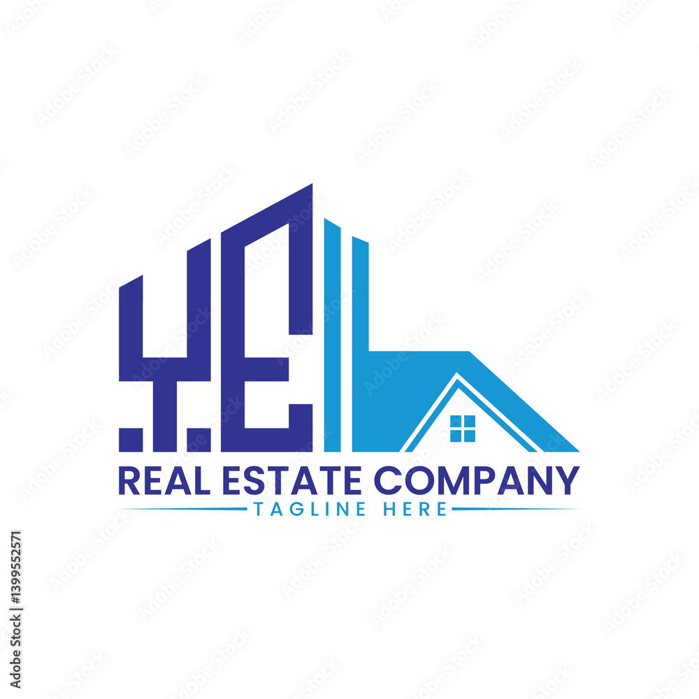Fototapeta premium Minimalist Building and House Logo Template