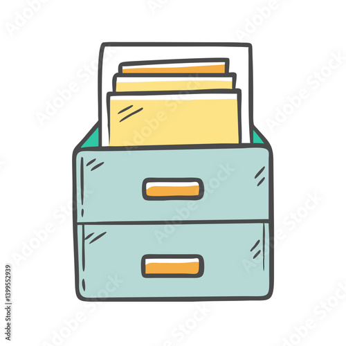 filing cabinet icon, filing cabinet vector illustration-simple illustration of filing cabinet, perfect for filing cabinet logos and icons