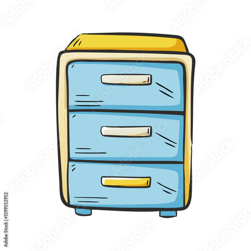 filing cabinet icon, filing cabinet vector illustration-simple illustration of filing cabinet, perfect for filing cabinet logos and icons