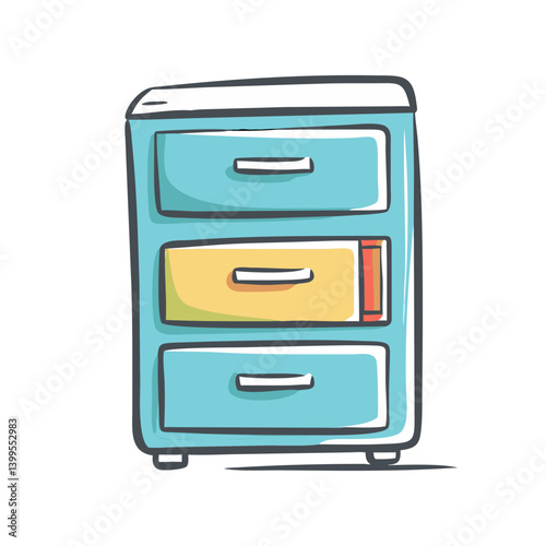 filing cabinet icon, filing cabinet vector illustration-simple illustration of filing cabinet, perfect for filing cabinet logos and icons