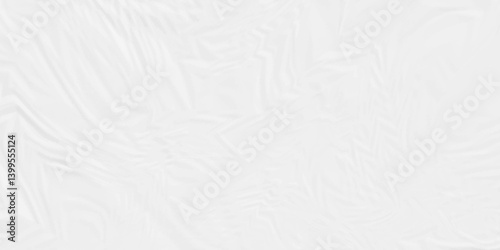 Abstract ragged parchment empty wrinkle cardboard empty blank ripped surface wrinkle old paper white crumple texture background.	