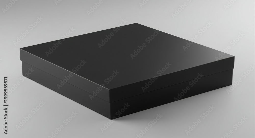 Empty black box mockup for design. Empty black box mockup for design.