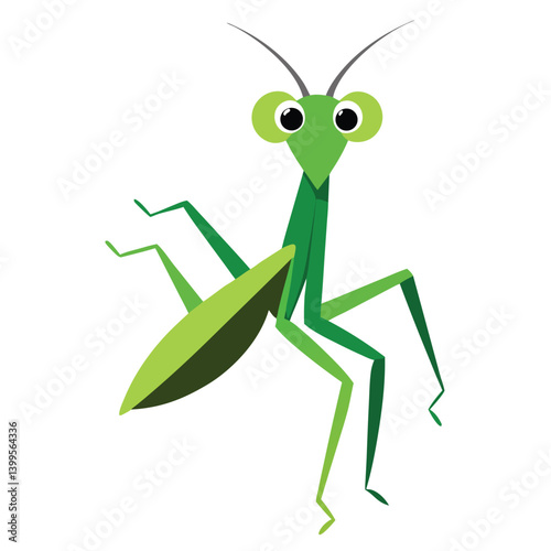 Mantis vector icon isolated on white background
