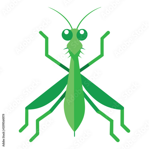 Mantis vector icon isolated on white background