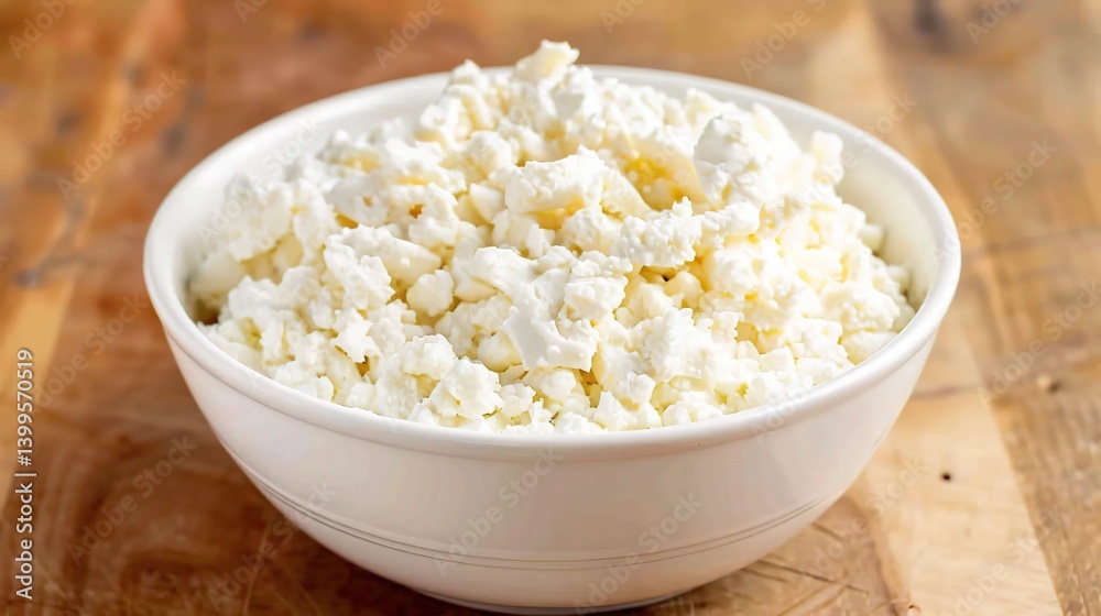 An appealing display of feta cheese is attractively presented. The feta cheese, a well - known Greek cheese, features white, creamy blocks An appealing display of feta cheese is attractively presented. The feta cheese, a well - known Greek cheese, features white, creamy blocks