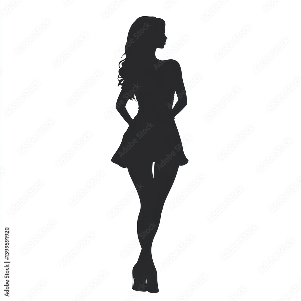 silhouette of a woman silhouette of a woman