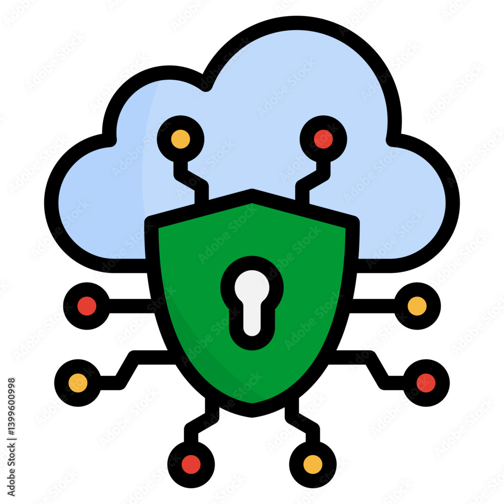 Cybersecurity Icon Cybersecurity Icon