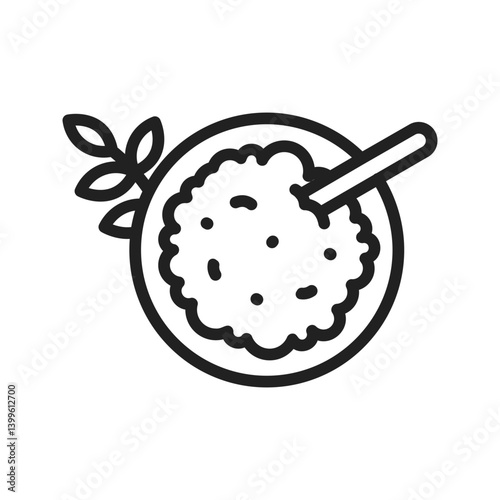 Cereals icon vector image. Suitable for mobile apps, web apps and print media.