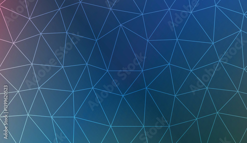 Modern elegant background with polygonal elements. For interior wallpaper, smart design, fashion print. Vector illustration. Creative gradient color.