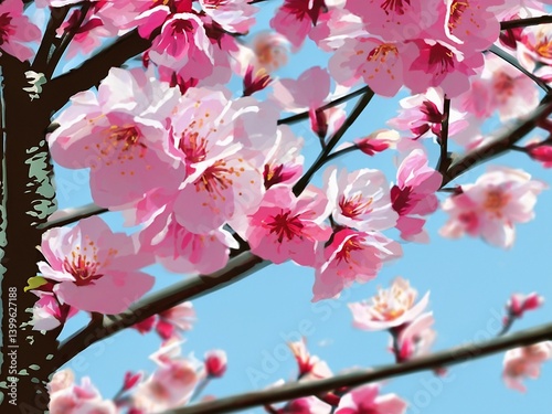 pink cherry blossom