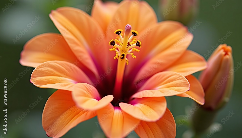 Obraz premium Closeup beautiful Flower, Colorful flower for greeting card, photo.
