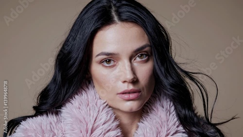 The Elegant Woman in Pink