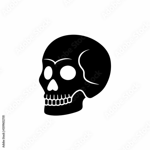 creative details Skull Icon Vector Illustration 