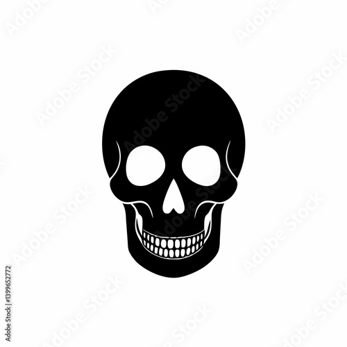 creative details Skull Icon Vector Illustration 
