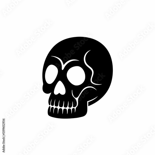 creative details Skull Icon Vector Illustration 