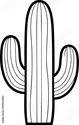 vector illustration of a cactus