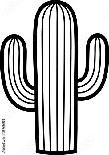 vector illustration of a cactus