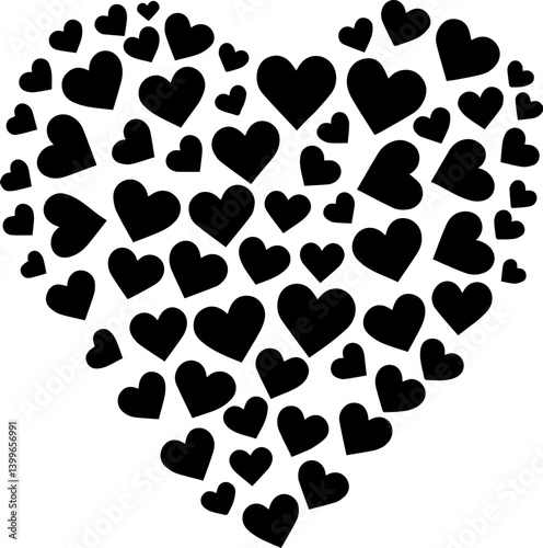 paw print heart