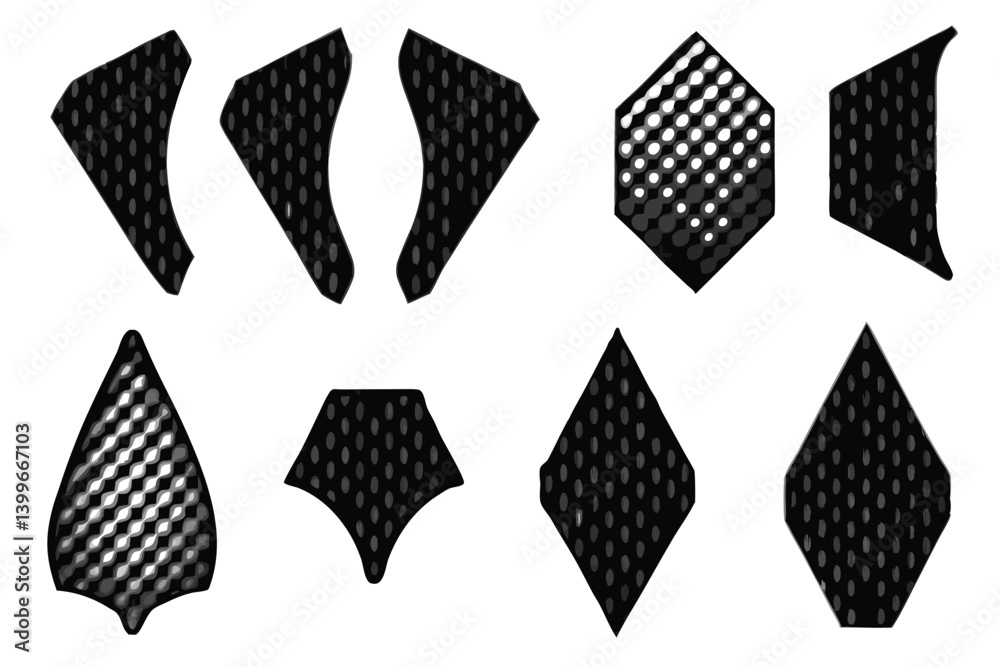 carbon fiber line art minimal racing vehicle concept