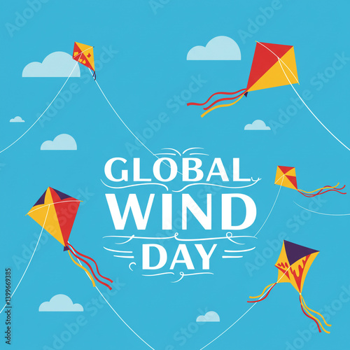 Bright and Colorful Kites F...