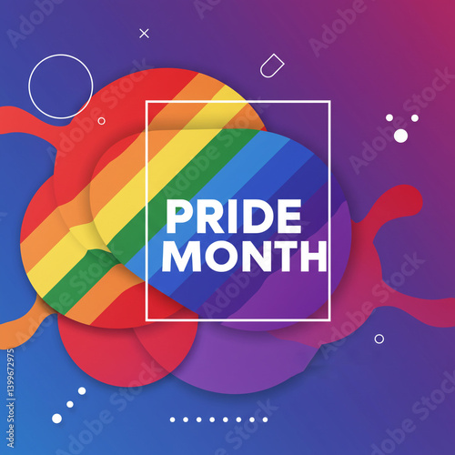 Vibrant Pride Month Design ...