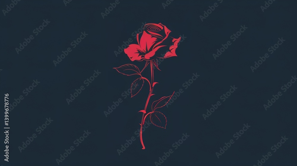 Obraz premium Father's Day Rosebush Flower Background: Praising Father's Affectionate Protection like Flowers Protecting the Family with the Blossoms in the Rosebush