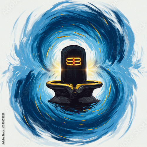 Shiva Lingam Surrounded by ...