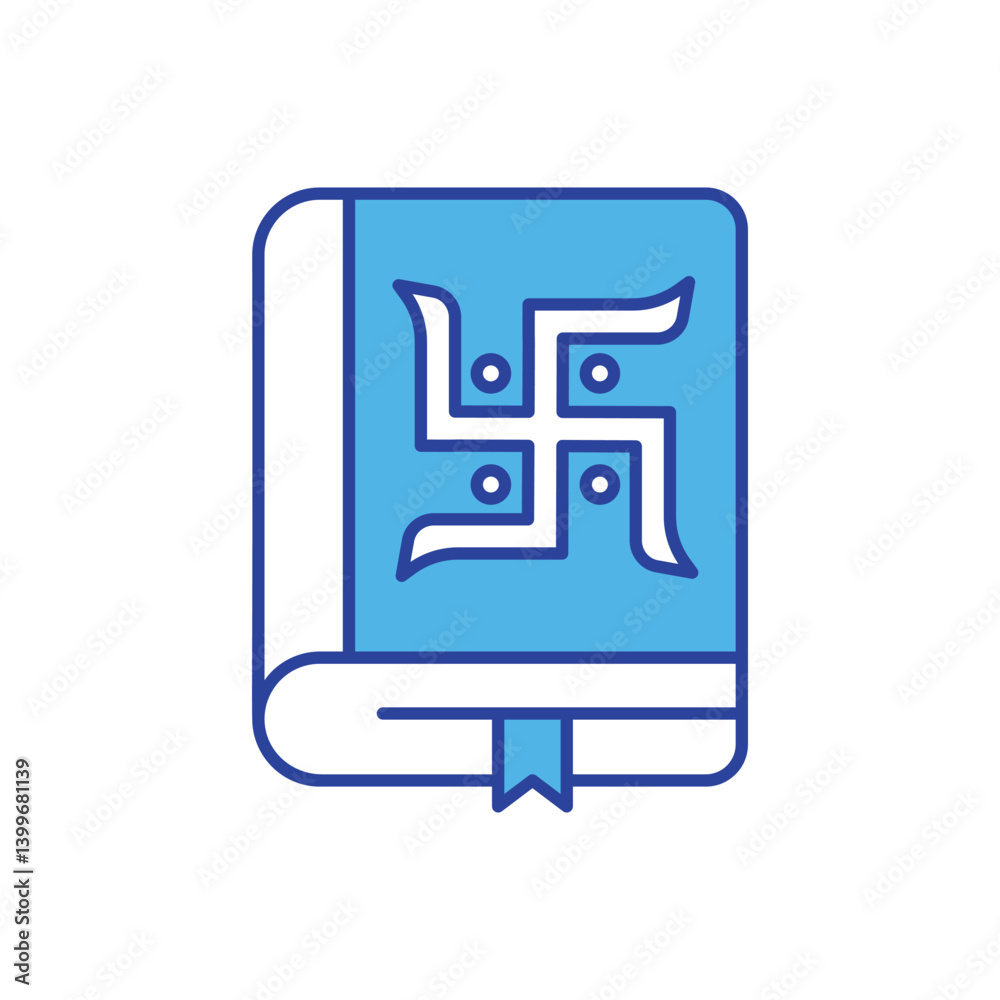 Book icon vector stock illustration Book icon vector stock illustration