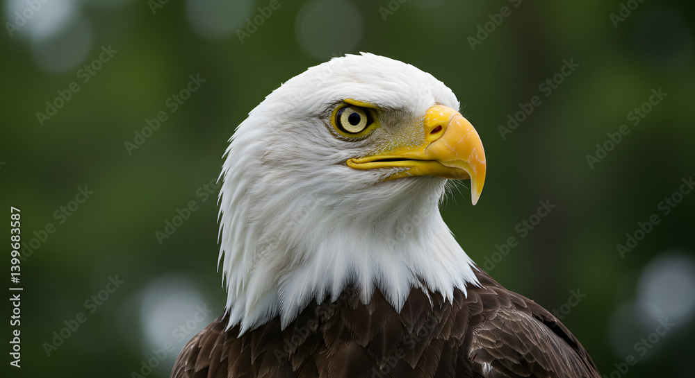 Bald Eagle Portrait, Majestic Bird of Prey Face, Wildlife Photography of American Eagle, National Symbol Close up, Powerful Bird Head Bald Eagle Portrait, Majestic Bird of Prey Face, Wildlife Photography of American Eagle, National Symbol Close up, Powerful Bird Head