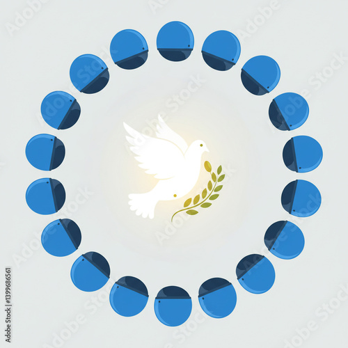 Dove of Peace with Olive Br...