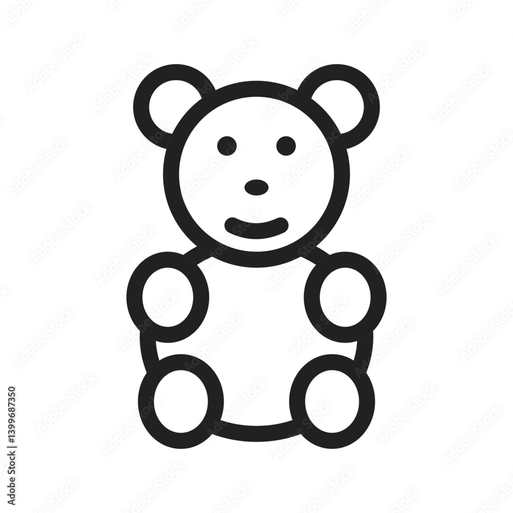 Bear icon vector image. Suitable for mobile apps, web apps and print media. Bear icon vector image. Suitable for mobile apps, web apps and print media.