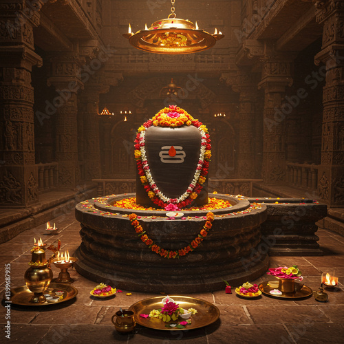 Reverent View of a Shiva Li...
