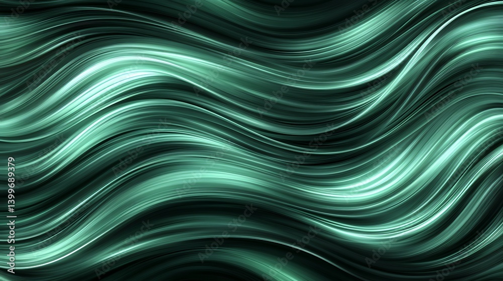 Abstract teal and dark teal wavy lines background Abstract teal and dark teal wavy lines background