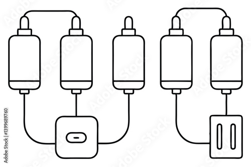 chargemax core pr line art design for branding