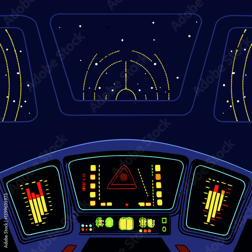 vector illustration of an abstract technology background