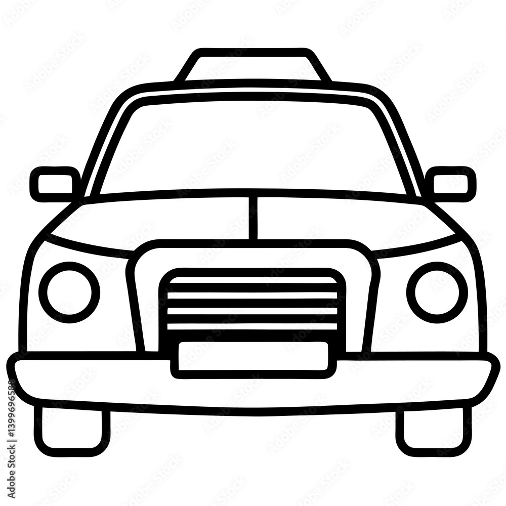 taxi vector illustration taxi vector illustration