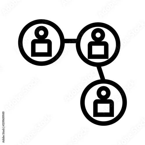 Link icon vector image. Suitable for mobile apps, web apps and print media.