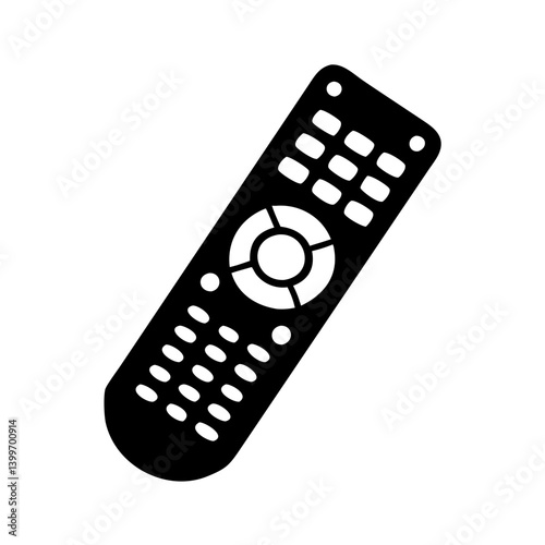 remote control icon, remote control silhouette vector illustration-simple silhouette illustration of remote control, perfect for remote control logos and icons