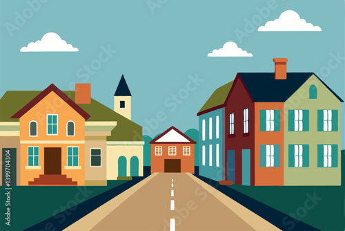 vector illustration of a city