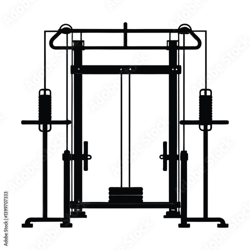 gym equipment vector illustration