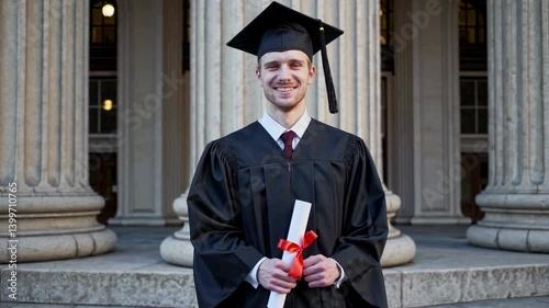 The Graduate Holding Diploma