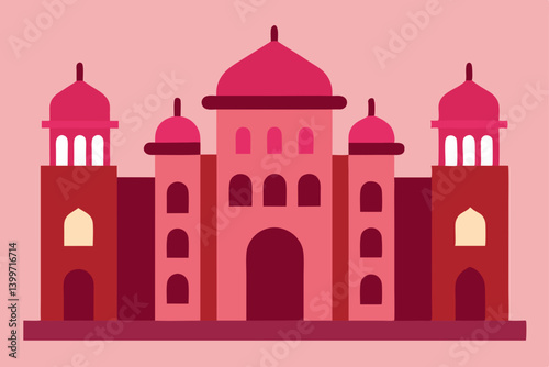 taj mahal vector