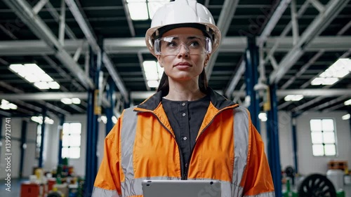 The Worker in Safety Gear