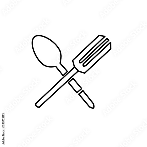 Cooking line icons. Boiling time, Frying pan and Kitchen utensils. Fork, spoon and knife line icons. Recipe book, chef hat and cutting board.