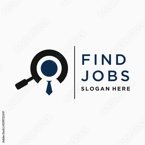 Professional job search logo for employment or recruitment agency