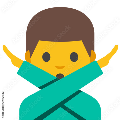Person gesturing no 
