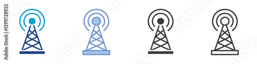 Antena Icons Collection – Multiple Vector Styles Icons